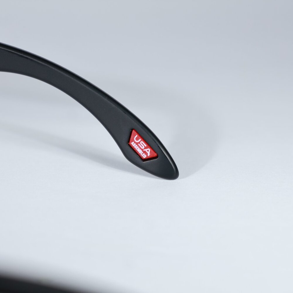 Oakley Holbrook Matte Black Prizm Grey Sunglasses+Red FiRE LEnses Polarized Reva - Picture 9 of 13